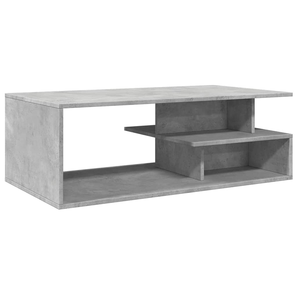 Betongrauer Couchtisch 102x55 cm