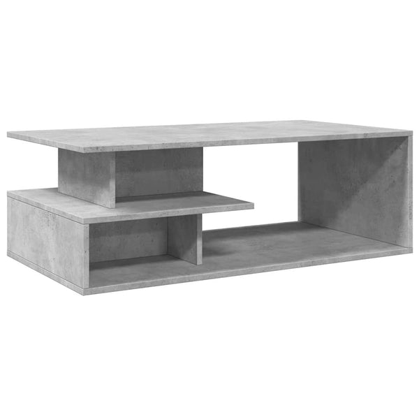 Betongrauer Couchtisch 102x55 cm