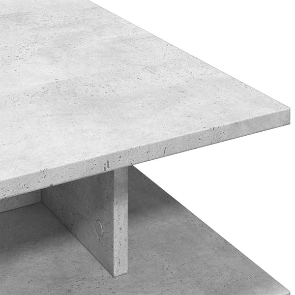Betongrauer Couchtisch 102x55 cm