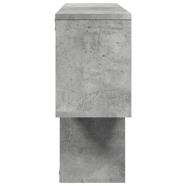 Wandregal Betongrau 100 cm
