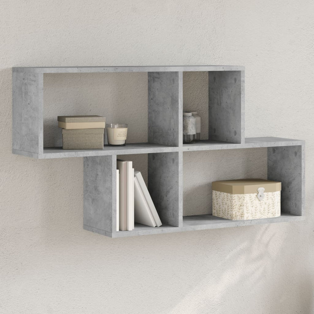 Wandregal Betongrau 100 cm