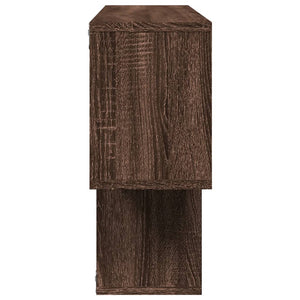 Wandregal Braun Eichenoptik 100 cm