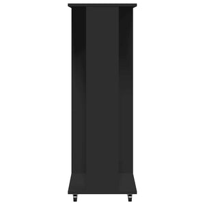 Kleiderständer mit Rollen Schwarz 102x38x110 cm