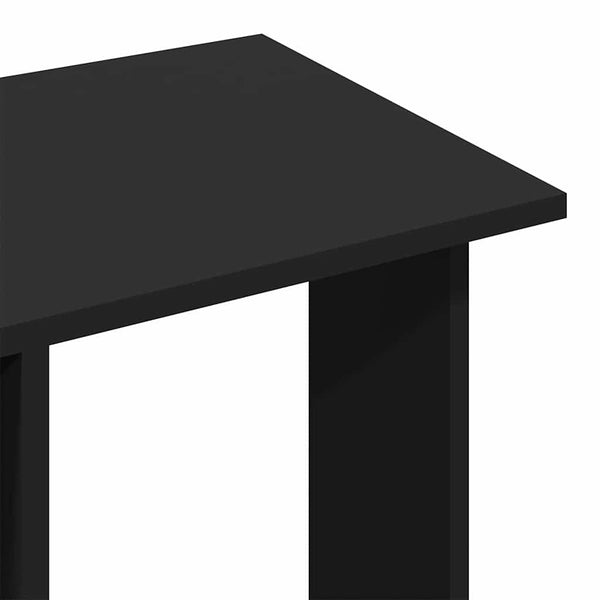 Kleiderständer mit Rollen Schwarz 102x38x110 cm