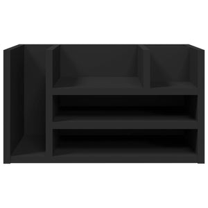 Schreibtisch Organizer Schwarz Holz