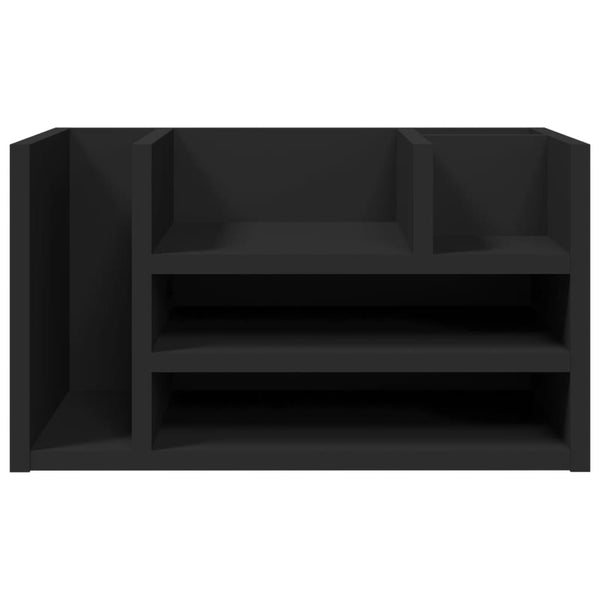 Schreibtisch Organizer Schwarz Holz