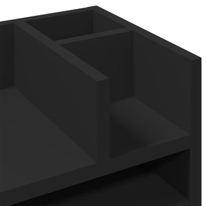 Schreibtisch Organizer Schwarz Holz