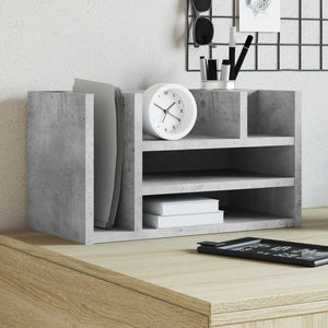 Schreibtisch-Organizer Betongrau