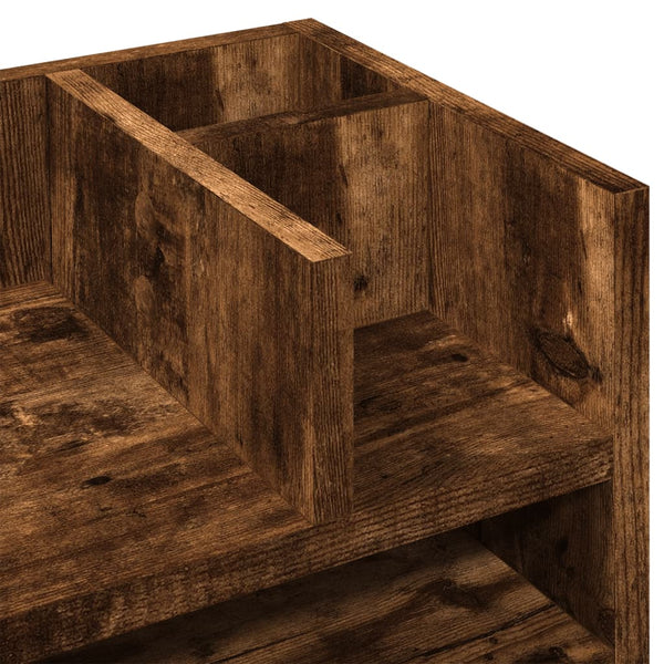 Schreibtisch Organizer Räuchereiche Holz