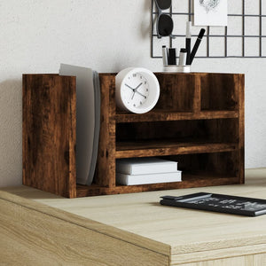 Schreibtisch Organizer Räuchereiche Holz