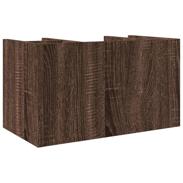 Schreibtisch-Organizer Braun Eiche