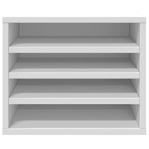 Schreibtisch Organizer Weiß Holz
