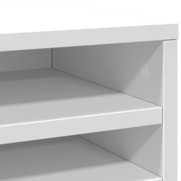 Schreibtisch Organizer Weiß Holz