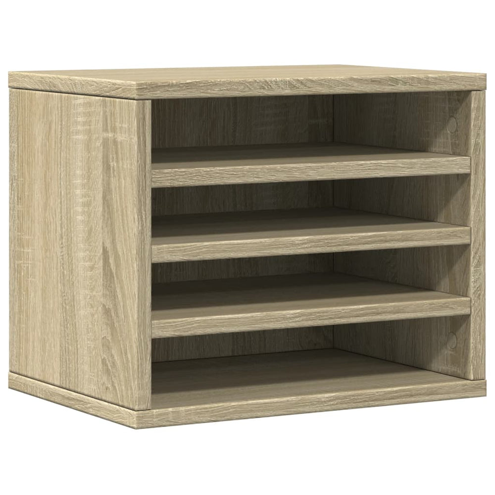 vidaXL Desk Organizer Sonoma Oak 36x26x29.5 cm Engineered Wood