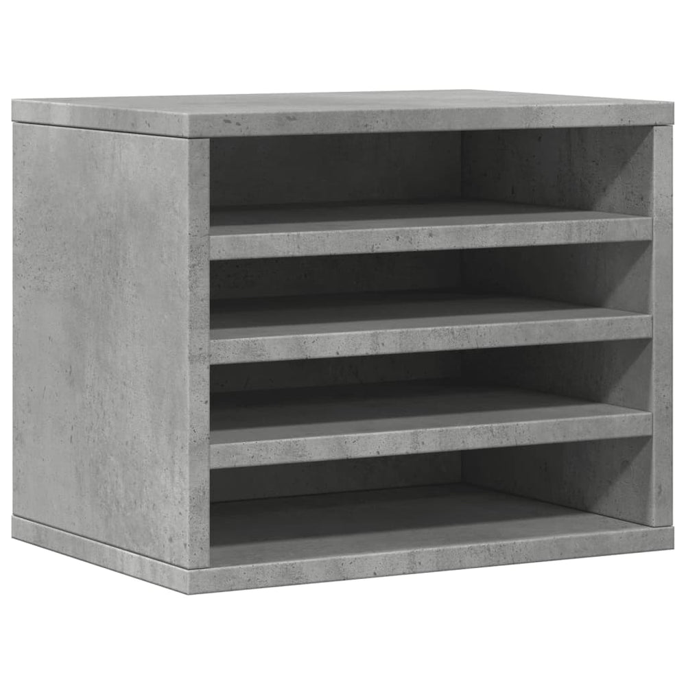 Schreibtisch Organizer Betongrau