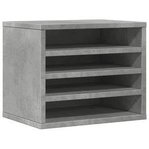 Schreibtisch Organizer Betongrau
