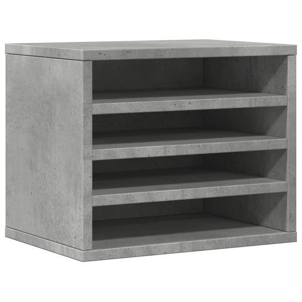 Schreibtisch Organizer Betongrau