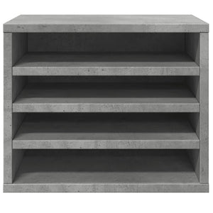 Schreibtisch Organizer Betongrau