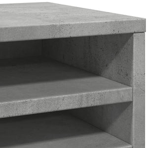 Schreibtisch Organizer Betongrau