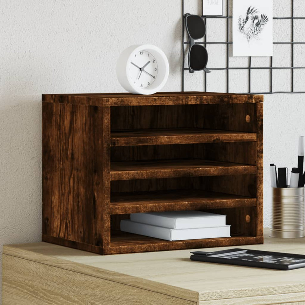 Schreibtisch-Organizer Räuchereiche