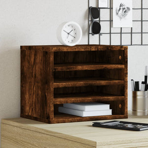 Schreibtisch-Organizer Räuchereiche