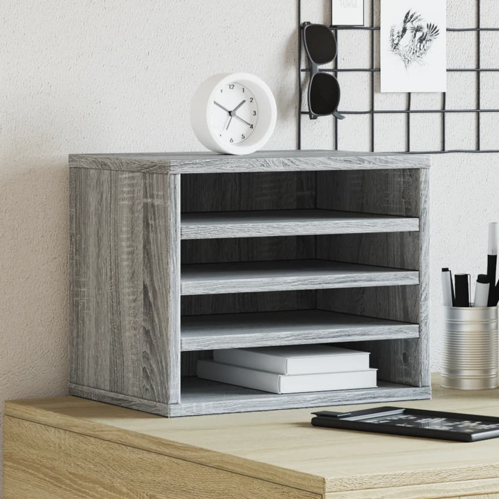 Schreibtisch-Organizer Grau Sonoma