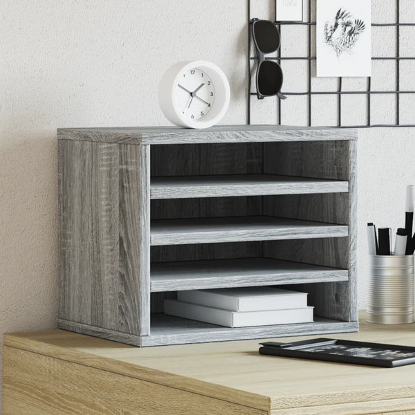 Schreibtisch-Organizer Grau Sonoma