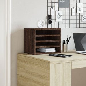 Schreibtisch-Organizer Eichen-Optik