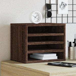 Schreibtisch-Organizer Eichen-Optik
