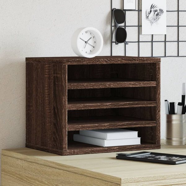 Schreibtisch-Organizer Eichen-Optik