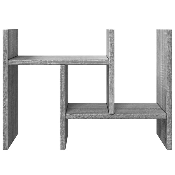 vidaXL Organiseur de bureau gris Sonoma 34,5x15,5x35,5 cm Aggloméré