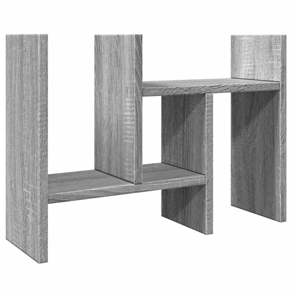 vidaXL Organiseur de bureau gris Sonoma 34,5x15,5x35,5 cm Aggloméré