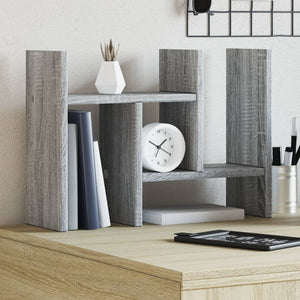vidaXL Organiseur de bureau gris Sonoma 34,5x15,5x35,5 cm Aggloméré