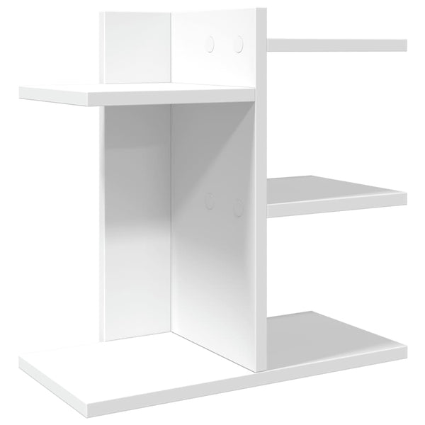 Schreibtisch Organizer Weiß Holz