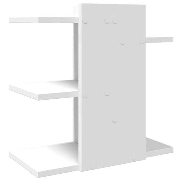 Schreibtisch Organizer Weiß Holz