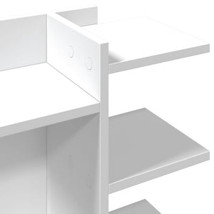 Schreibtisch Organizer Weiß Holz