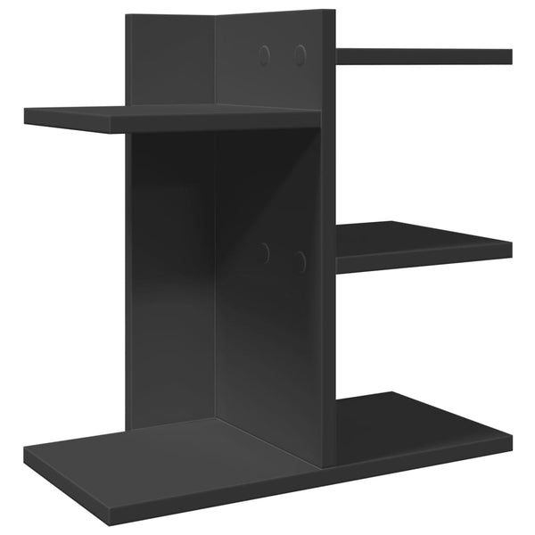 Schreibtisch Organizer Schwarz Holz