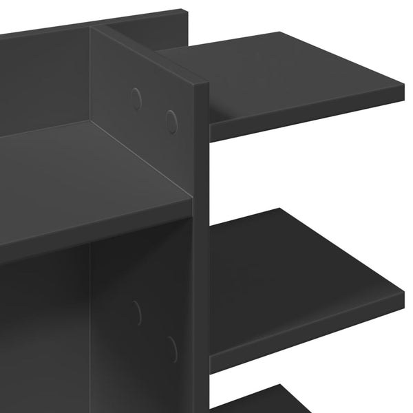 Schreibtisch Organizer Schwarz Holz