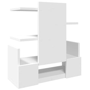 Schreibtisch-Organizer Weiß Holz