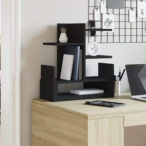 Schreibtisch Organizer Schwarz Holz