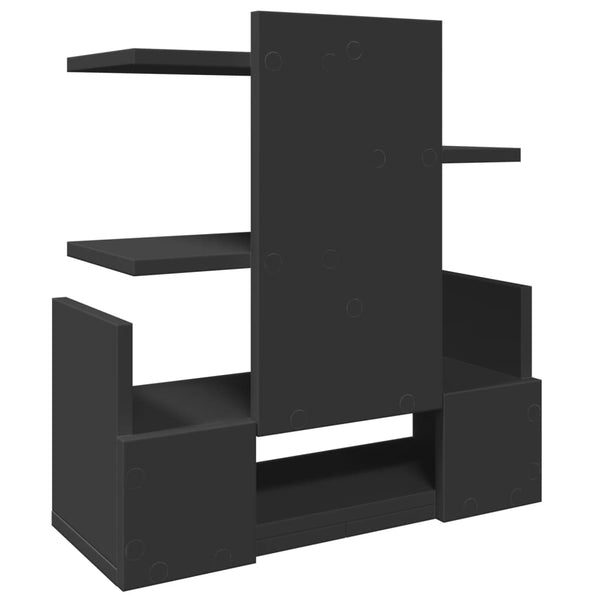 Schreibtisch Organizer Schwarz Holz
