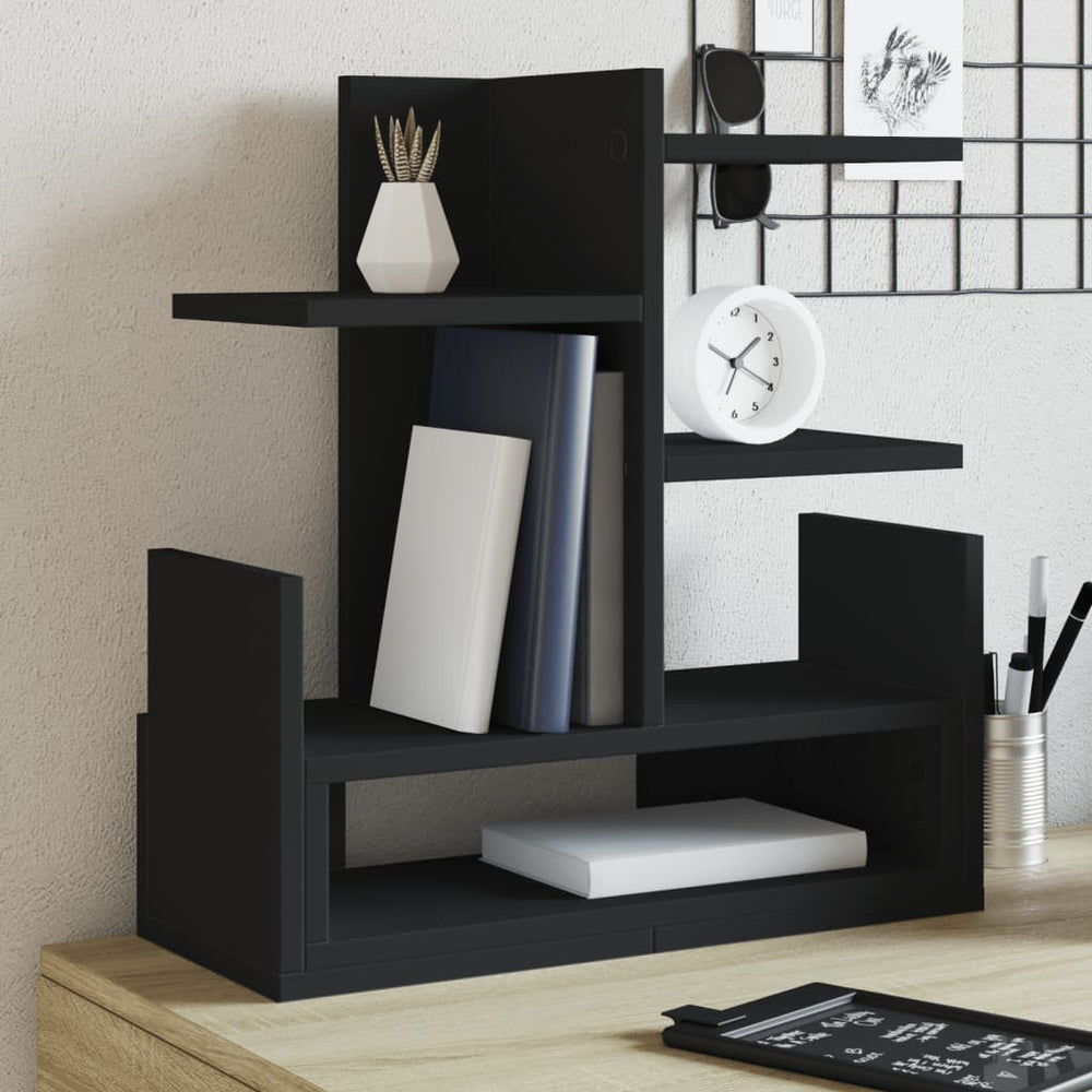 Schreibtisch Organizer Schwarz Holz