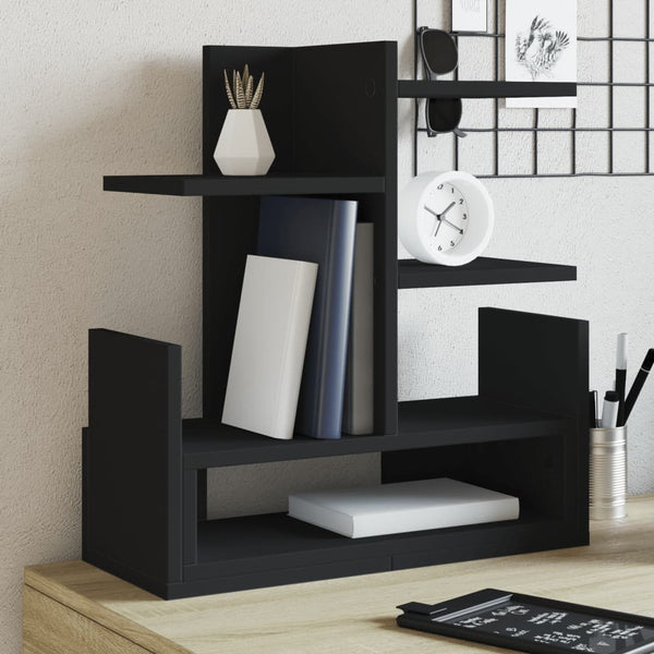 Schreibtisch Organizer Schwarz Holz