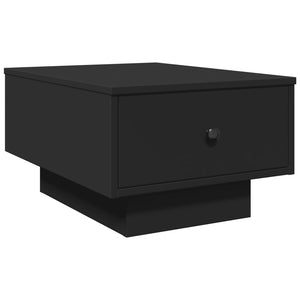 Schwarzer Couchtisch 60x45 cm