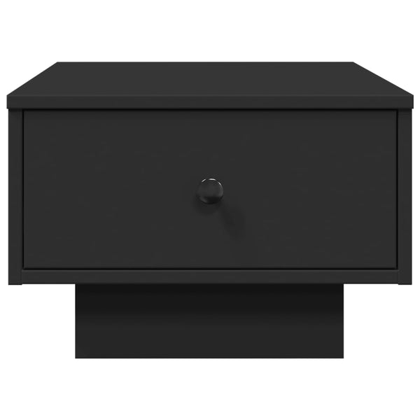 Schwarzer Couchtisch 60x45 cm