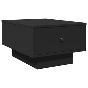 Schwarzer Couchtisch 60x45 cm