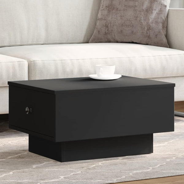 Schwarzer Couchtisch 60x45 cm