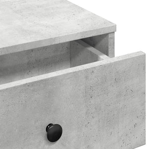 Betongrauer Couchtisch 60x45 cm