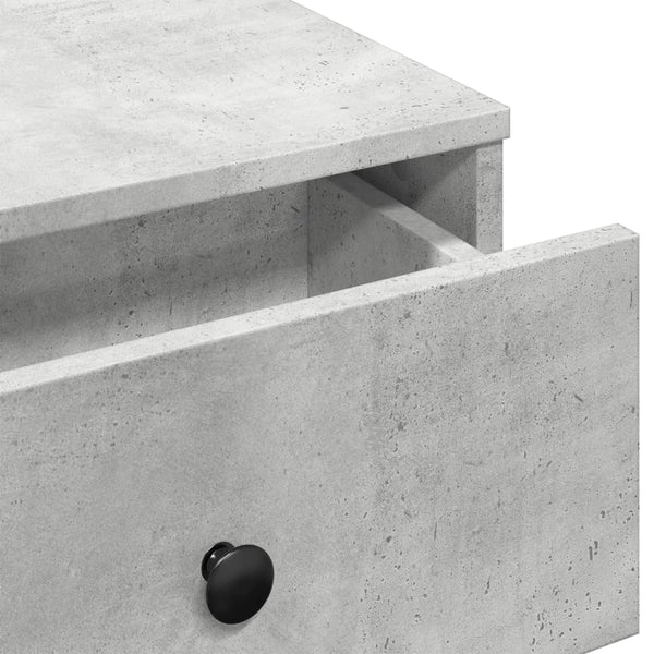 Betongrauer Couchtisch 60x45 cm