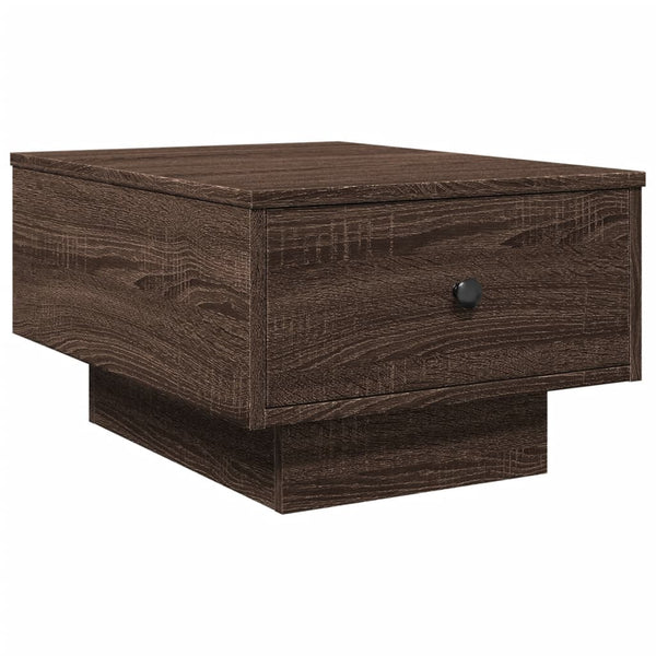 vidaXL Table basse marron aspect chêne 60x45x31 cm Bois d'ingénierie